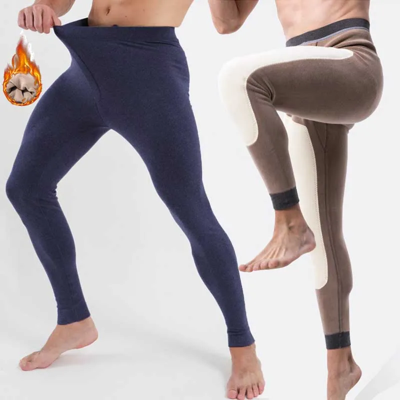 

Леггинсы мужские термоштаны мужские кальсоны мужское термобелье зимние мужские колготки Мужское нижнее белье зимнее флисовое удобное теплое