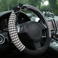 car steering wheel cover cute decorative accessories car grip cover four seasons universal girls interior supplies