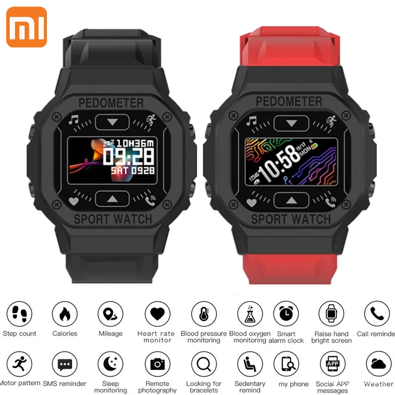

FD69S Xiaomi Экологичные совместные умные часы мужские Смарт-часы с измерением кровяного давления женский пульсометр фитнес-трекер спортивные ...