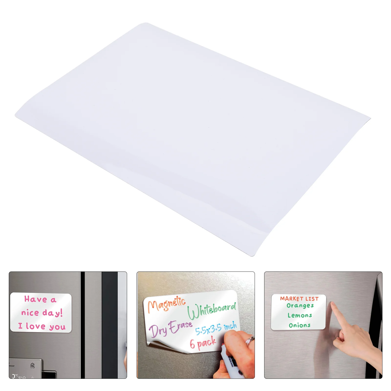 

Board Dry Erase Whiteboard Sticker Labels White Sheet Mini Message Whiteboards Fridge Refrigerator Paper Stick Supplies List