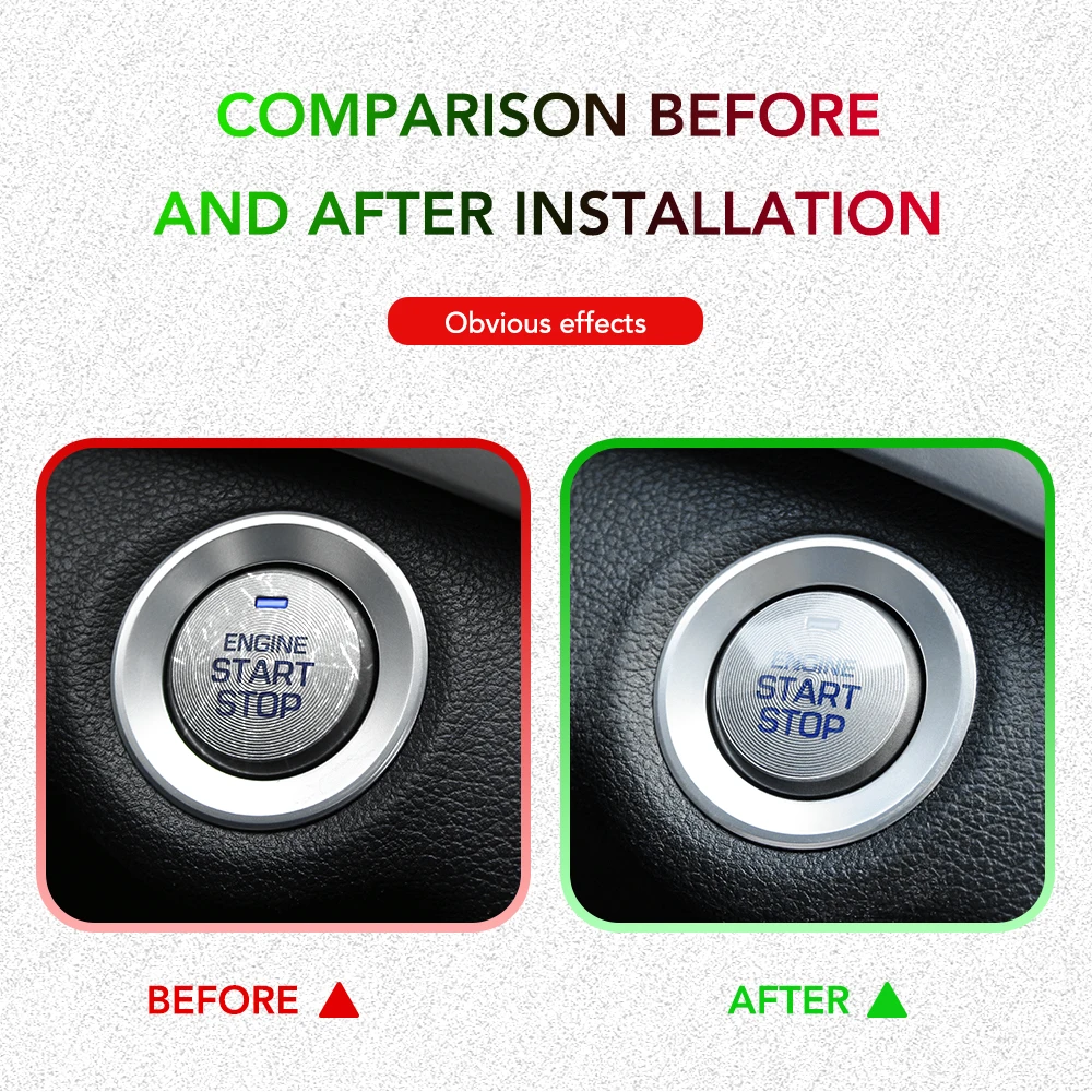 Защитная пленка для кнопки запуска и остановки двигателя автомобиля Hyundai Elantra I30