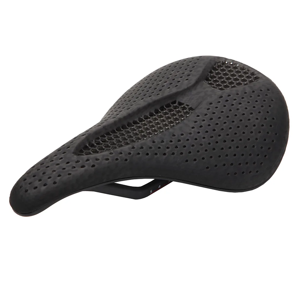 

3D Printed Carbon Saddle, Titanium Rails, Ti Power Patented Material, Comfortable Road Bike MTB Seat, Cozy Honeycomb Cushion