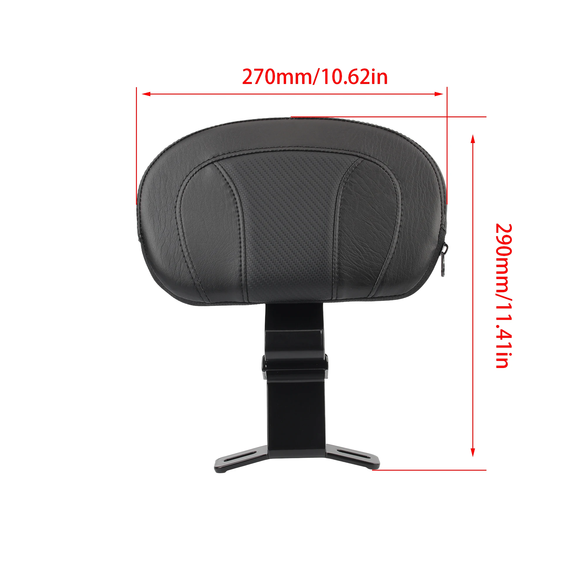Фото Мотоциклетная кожаная подушка для водителя, спинка сиденья для Harley Touring CVO Street Glide Electra Road King 2009-2022 №2