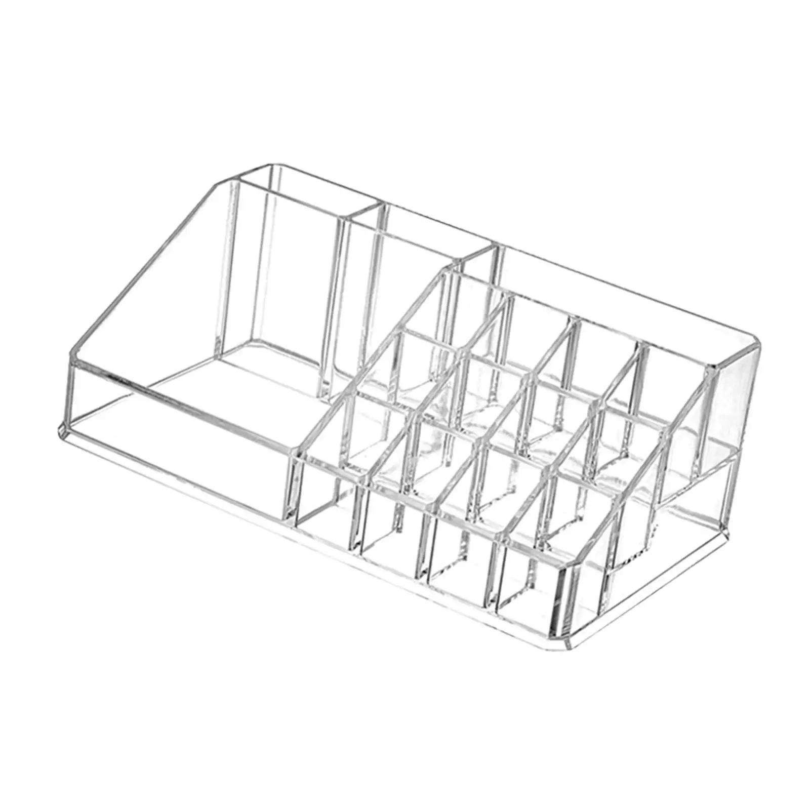 

Make up Organizer 16 Space Decoration for Dresser Countertop Storage Stand Holder for Brushes Display Case Lipstick Holder Case