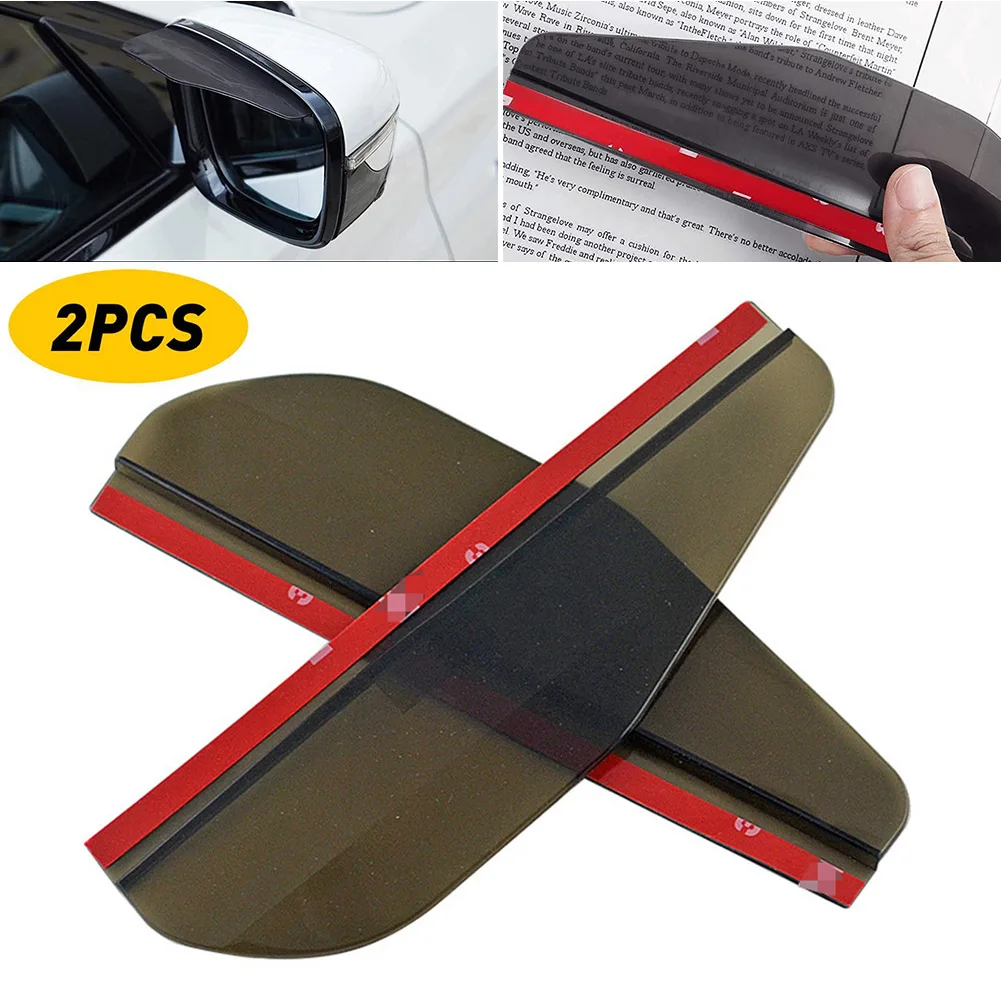 

1 Pair Rear View Side Mirror Rain Board Eyebrow Guard Sun Visor Car Accessories Color Black / Transparent Exterior Accessories