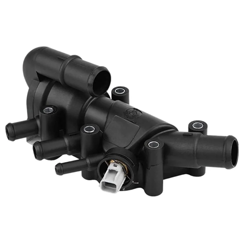 

Engine Coolant Water Outlet Thermostat with Housing Assembly for Fiesta 1149617,2S6G-9K478-A2B