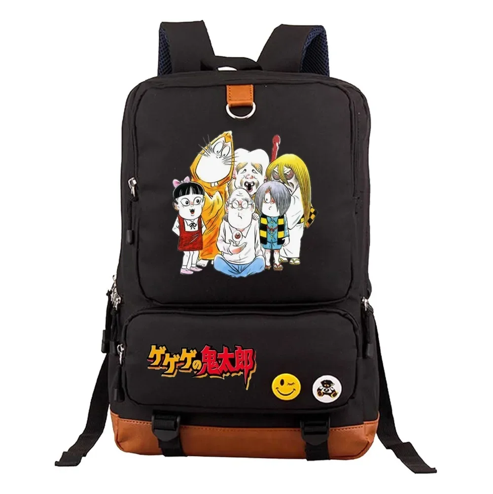 Японский аниме GeGe no Kitaro Рюкзак Школьный рюкзак Унисекс Повседневные дорожные