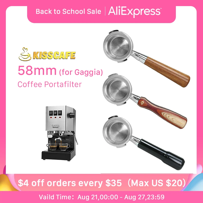 For Gaggia Replacement Filter Basket Alloy Zinc Coffee Machi