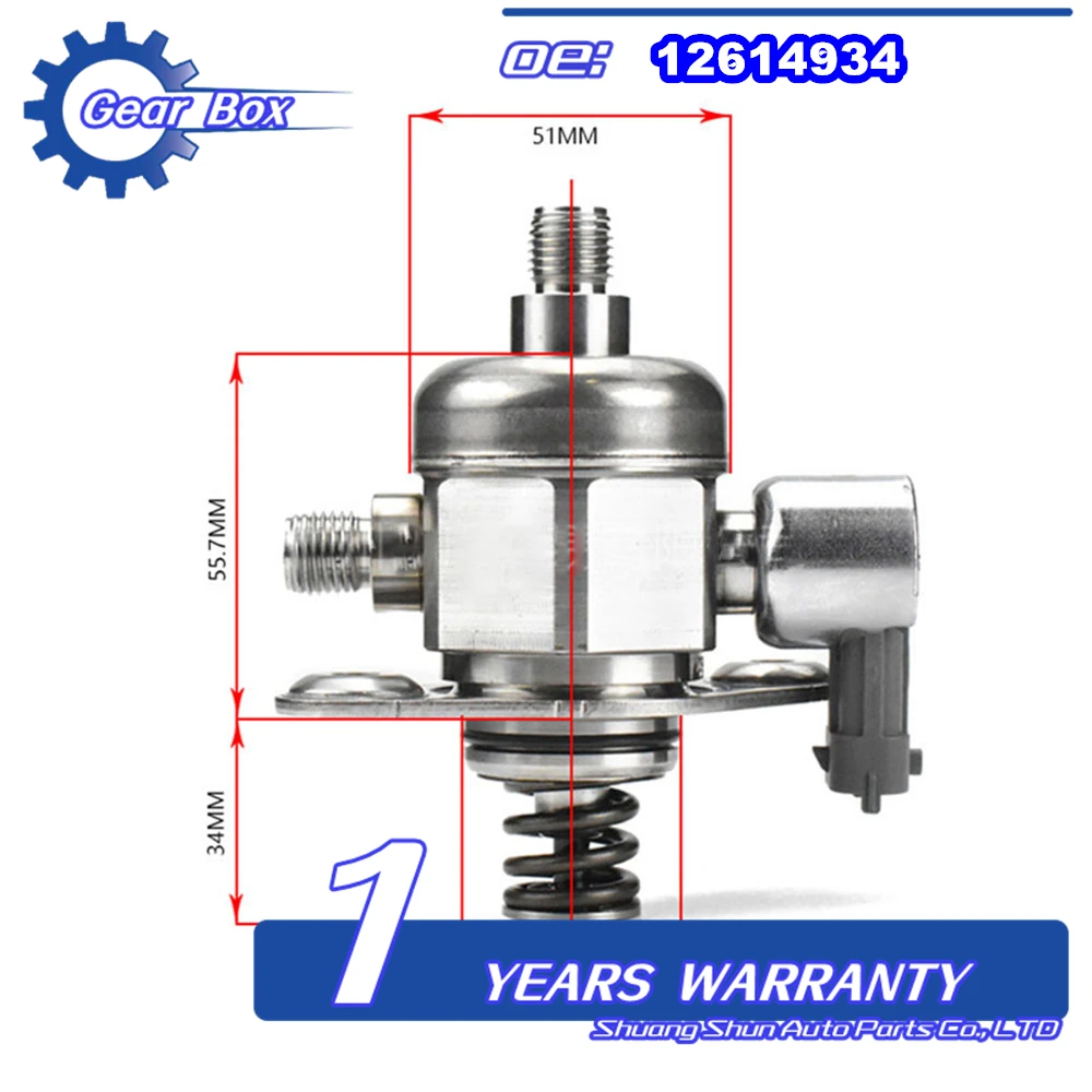 Auto Parts High Pressure Fuel Pump 12626234 12647344 12614934 for Buick Enclave Chevrolet Traverse Cadillac CTS STS 3.6L V6 2008