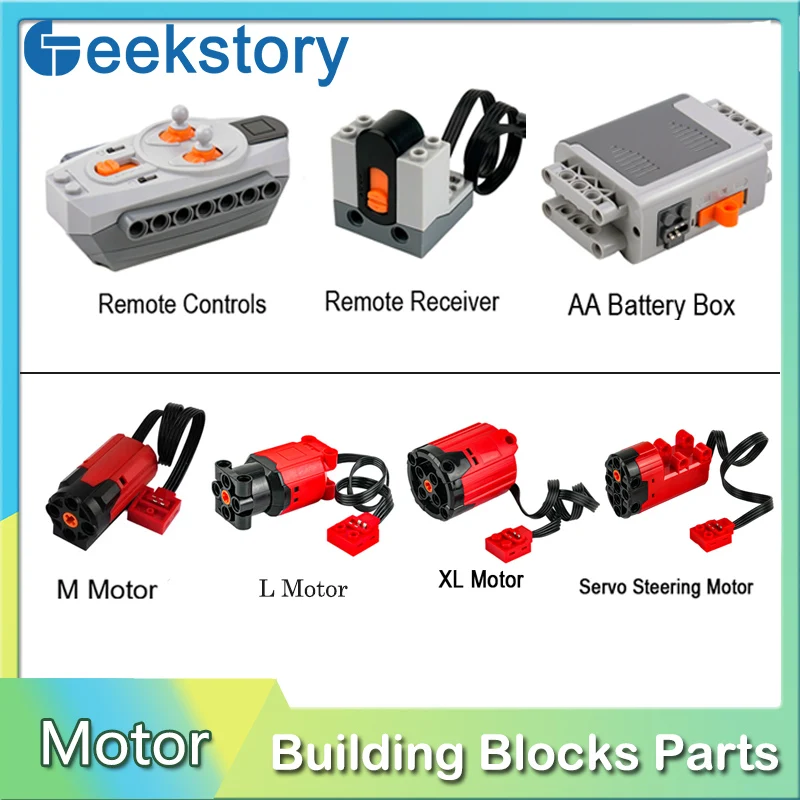 M/L/XL/серводвигатель функция питания строительные блоки инфракрасный пульт
