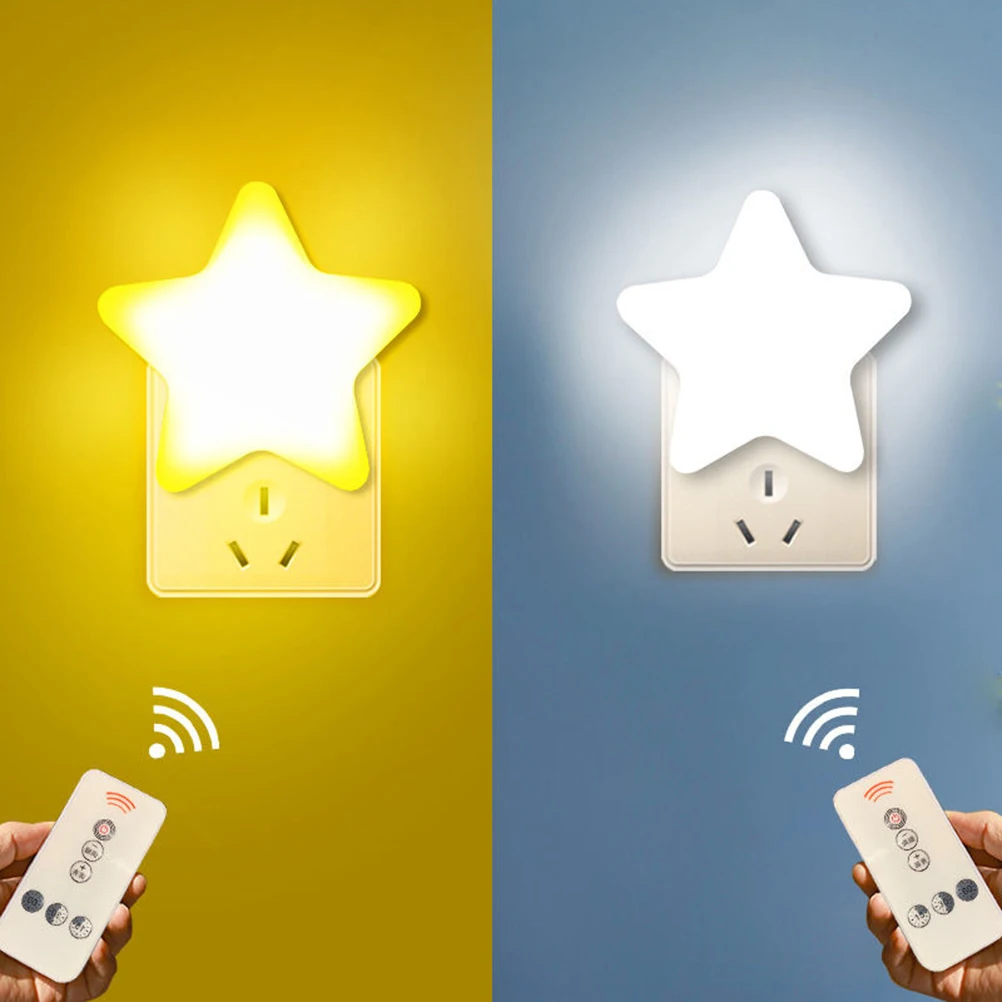 

Star light LED night light remote control induction children's bedroom light