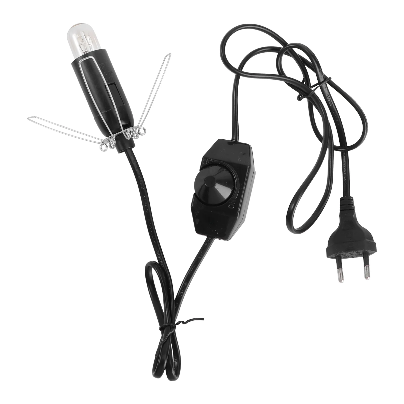 

E14 15W Tungsten Filament Bulb and Dimming Switch Cable for Salt Lamp with Plug