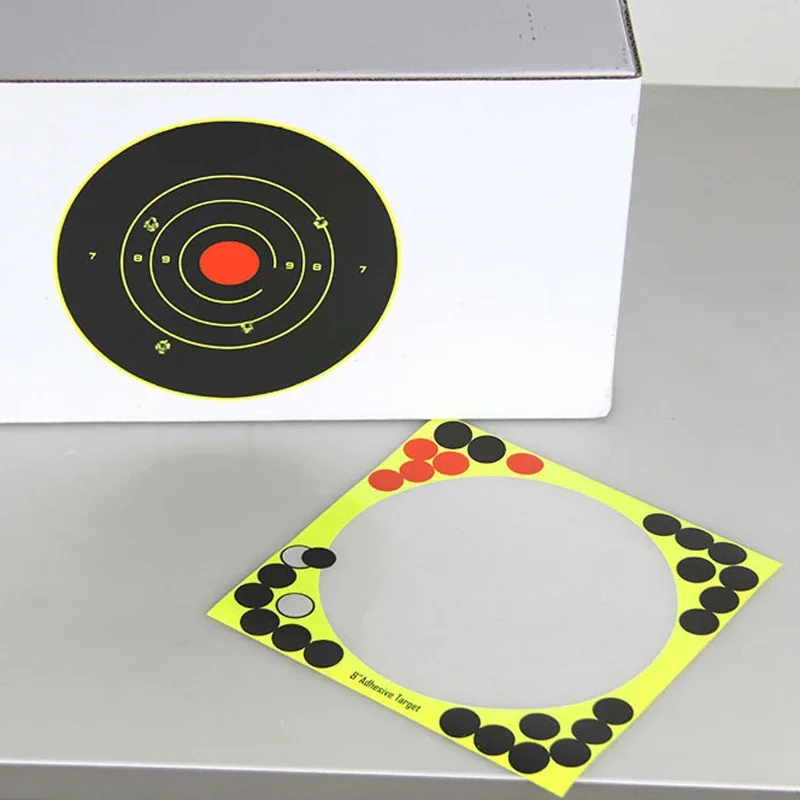 10 шт. самоклеящиеся наклейки для стрельбы 8 дюймов