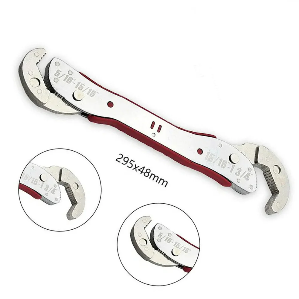 Многофункциональный самозатягивающийся гаечный ключ с двойной головкой и