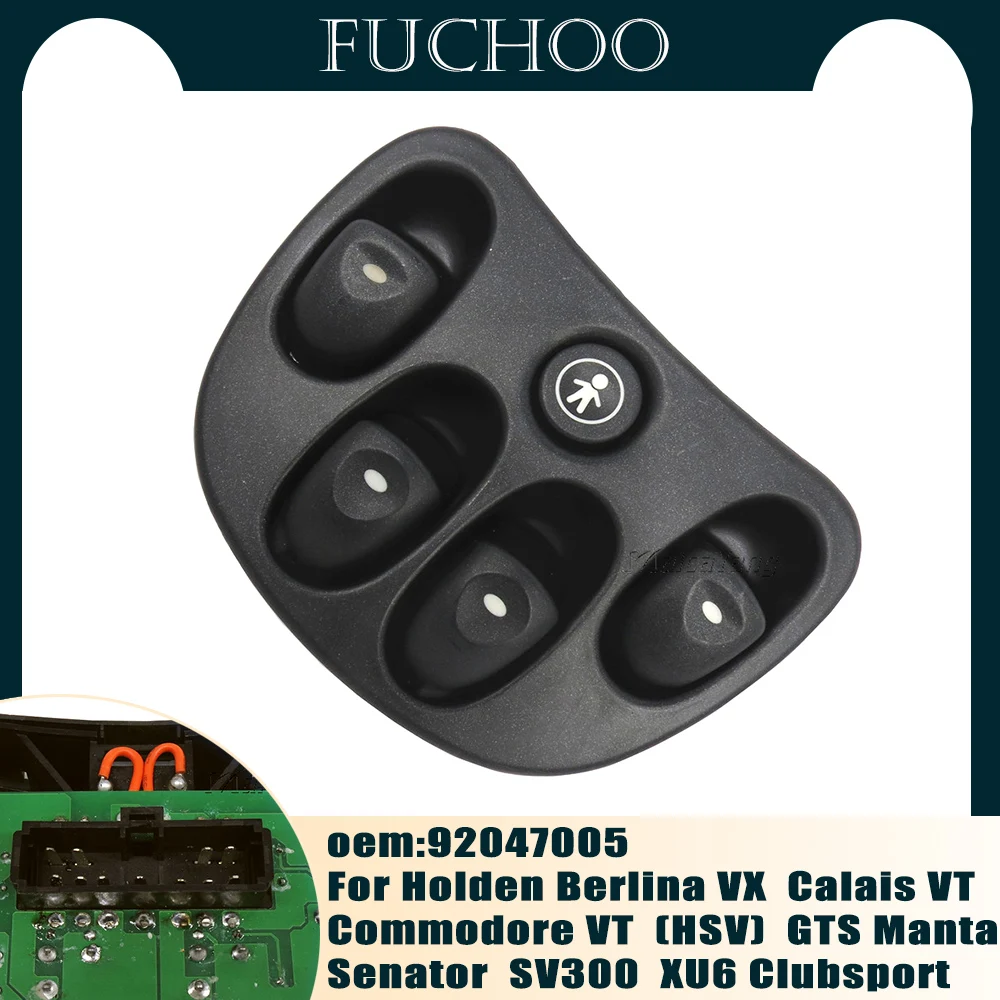 

For Holden Berlina Calais Commodore VX VT 92047005 Car Accessories Electric Power Driver Master Control Window Switch