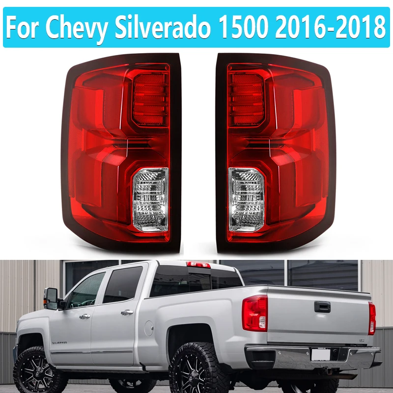 Задний фонарь для Chevrolet Silverado 1500 2016-2018 задний стоп-сигнал Стояночная фара сигнал