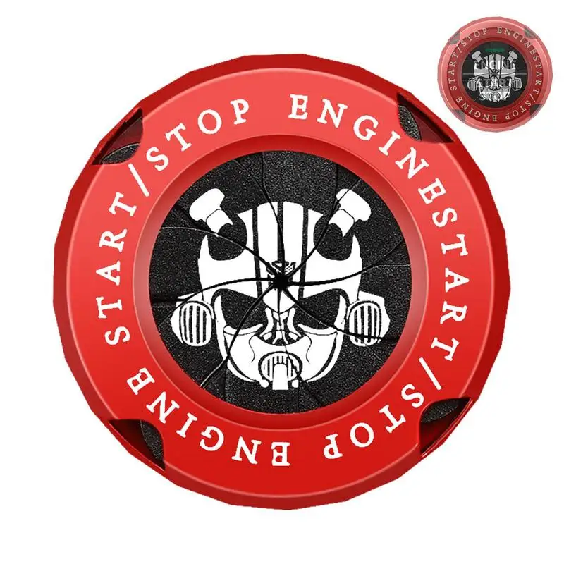 

Engine Start Stop Button Cover Ignition Switch Button Protection Car Sticker Start Rotating Protective Cover Interior Decor