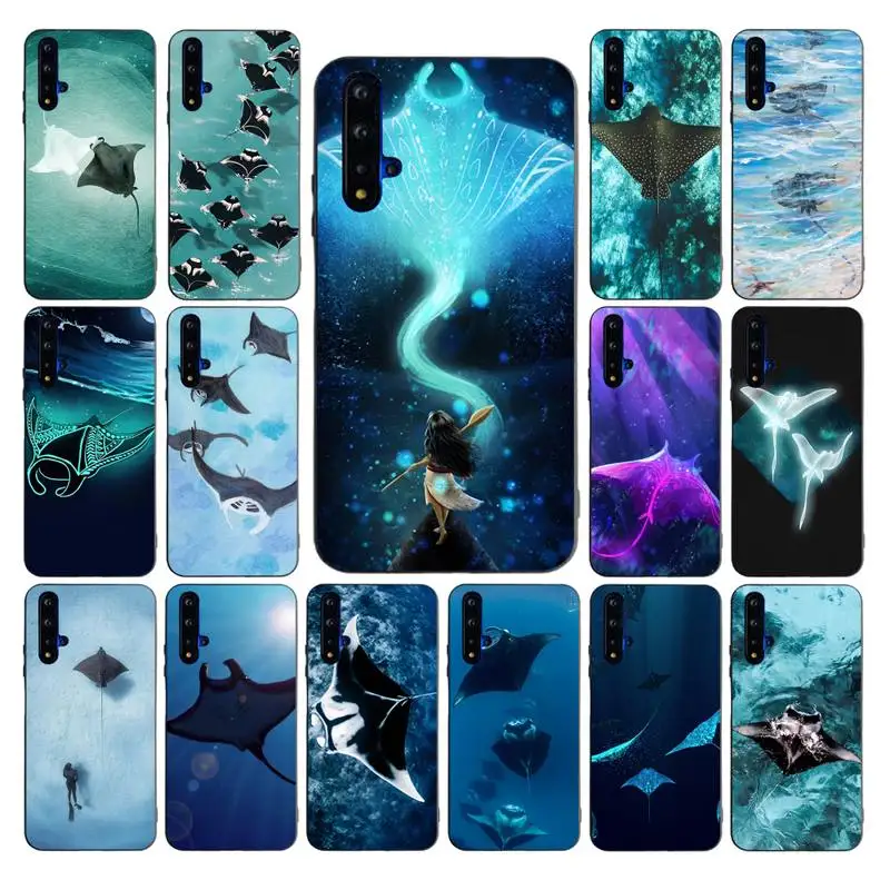

Animal Manta Ray Phone Case for Huawei Mate 20 10 9 40 30 lite pro X Nova 2 3i 7se