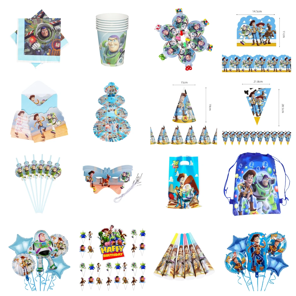 История игрушек мультяшная тема Диснея детские товары для дня рождения бумажная