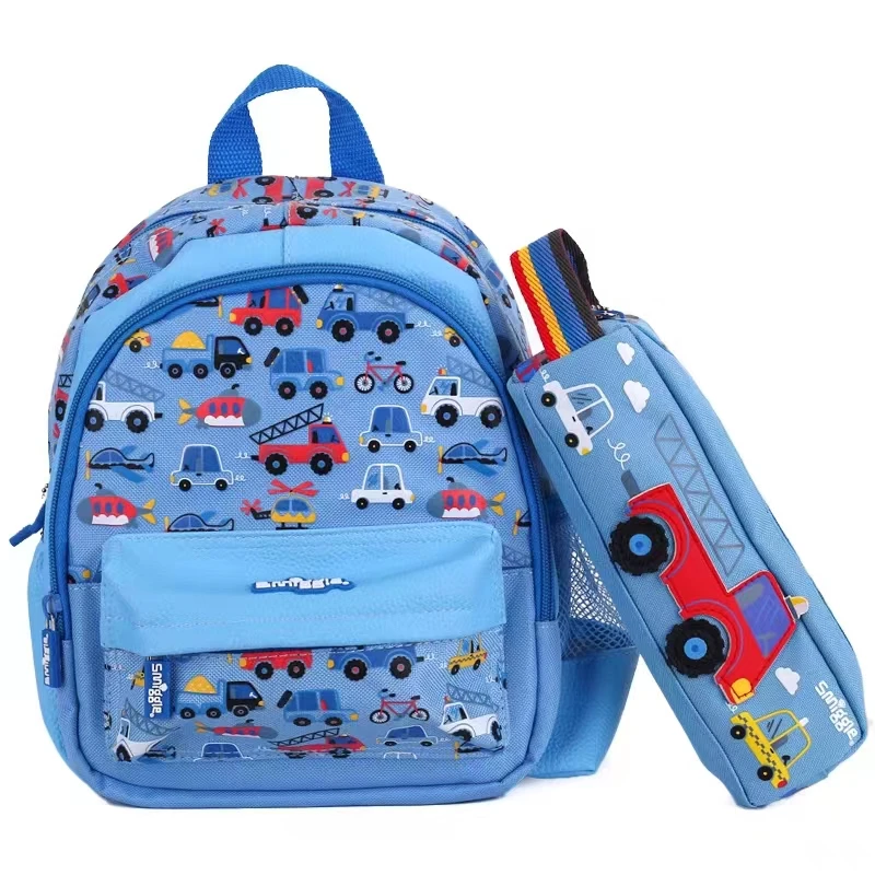 

Mini Kindergarten Backpack Cute Blue Cartoon Toy Car Backpack Kids Cool School Bag Kindergarten Backpack mini backpack