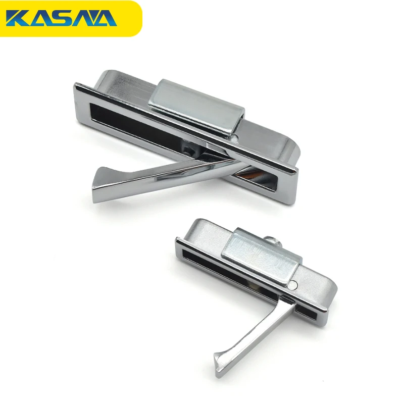 

Invisible Tatami Cabinet Drawer Handle Zinc Alloy Rotating Hidden Recessed Cabinet Pulls Sliding Door Hardware