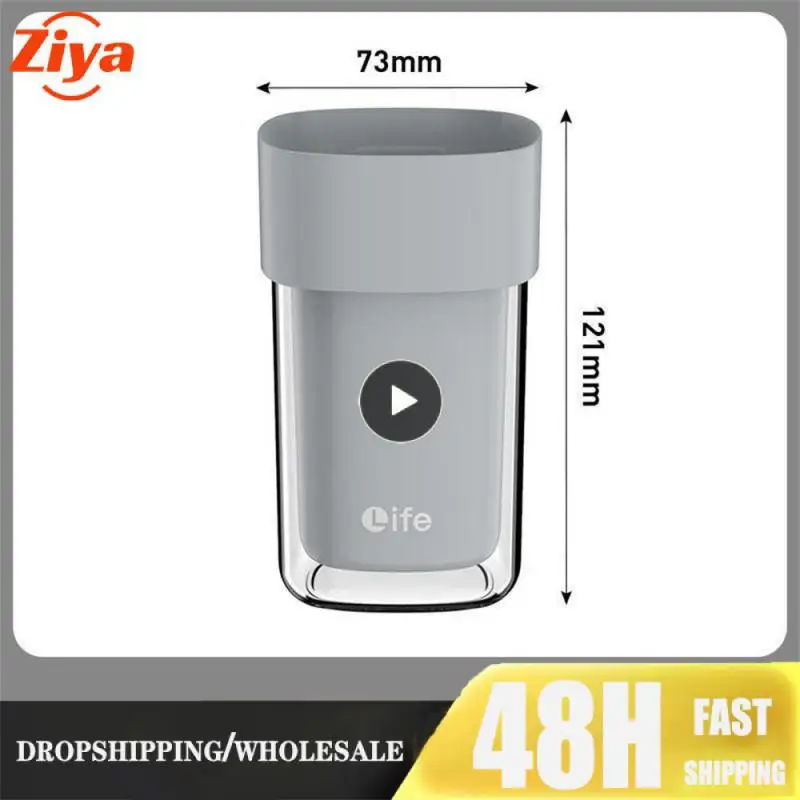 

Portable Wash Cup Pp Toothbrush Storage Box Outdoor Student Dormitory Mouthwash Cup Cleaning Tools Travel Toothbrush Organizer