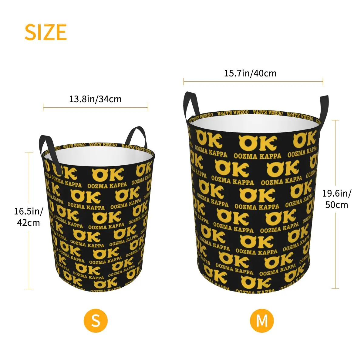 Фото Squishy Oozma Kappa OK Складные корзины для белья Корзина для хранения грязной одежды Большая водонепроницаемая сумка №3