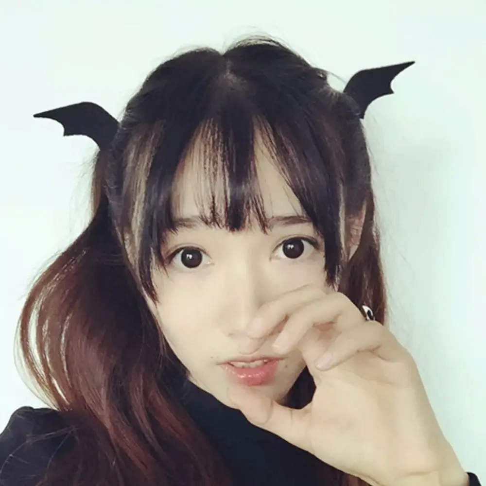 

1 Pair Halloween Hair Clips Costume Fashion Women Girls Baby Dress-up Wings Bat Hairpins