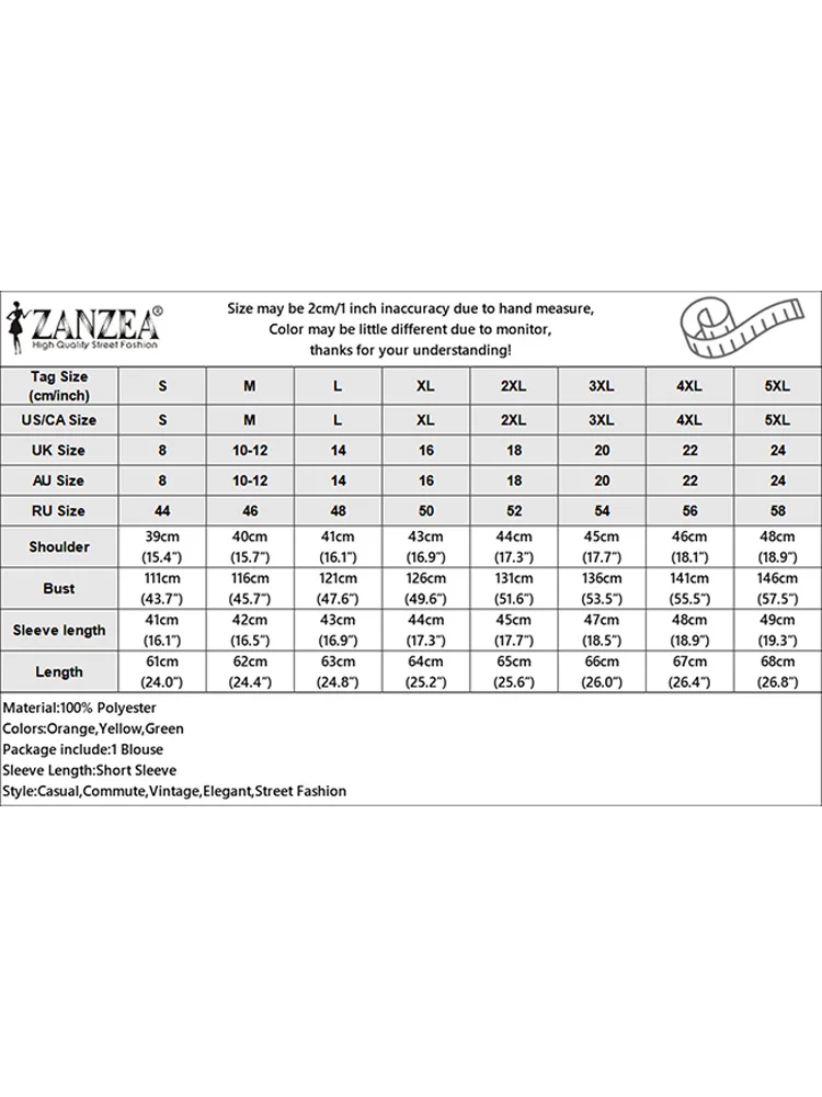 Женская туника с круглым вырезом ZANZEA летняя блузка рукавами летучая мышь