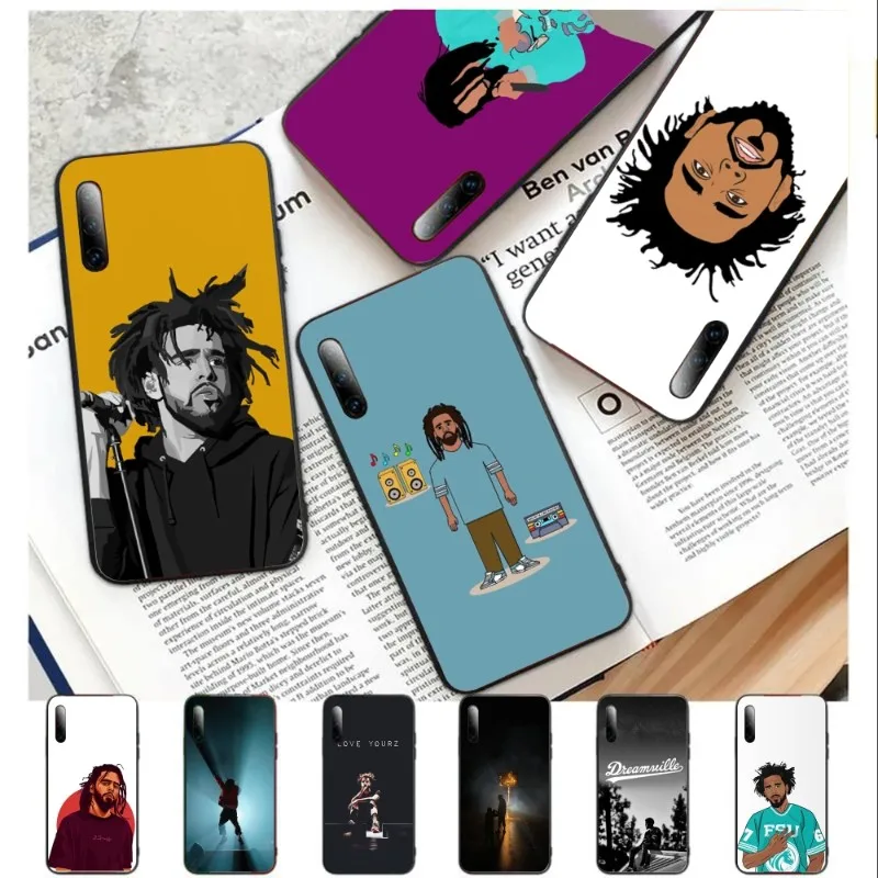 Чехол Dreamville J Cole для телефона Samsung Galaxy S6 S7 S8 S9 S10 S21 S22 Plus ультрамягкий черный чехол |