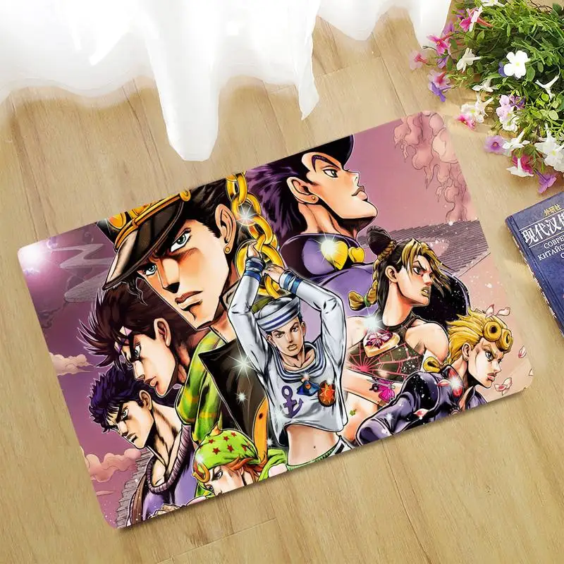 

Коврик JoJo's невероятные приключения для дома, Впитывающий Коврик для ног, коврик для ванной, напольный коврик с принтом, напольный коврик