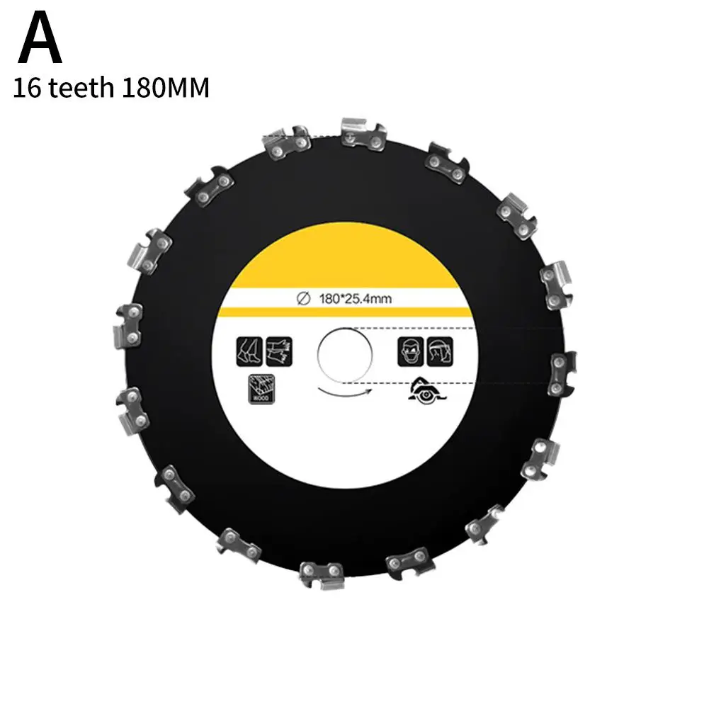 

Мощная газонокосилка, 16/20 зубьев, универсальная пила для деревьев, утолщенная марганцевая сталь, многофункциональная цепная циркулярная пила