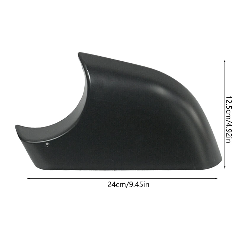 Черная крышка зеркала заднего вида автомобиля на 2017-2022 годы бокового Стайлинг