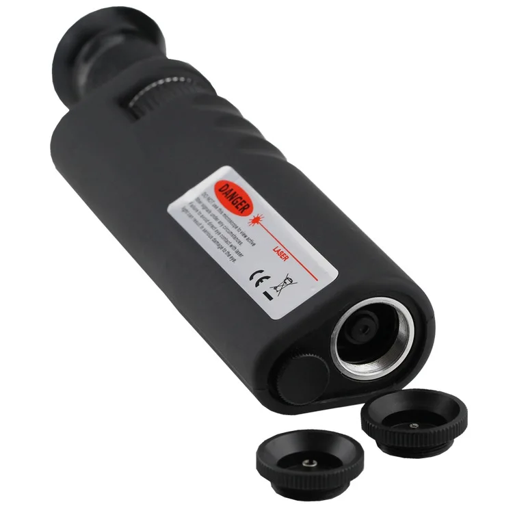 Fiber Optic Magnifying Glass 200X 400 Times Hand-held Fiber Optic microscope, fiber end face inspection instrument