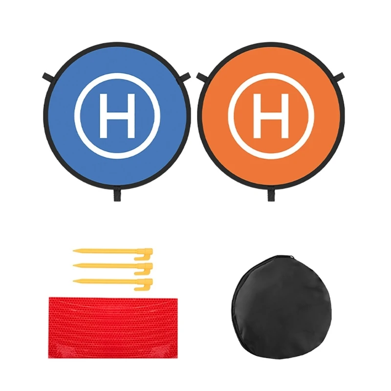 

Compact Landing Pad with Carry Bag Easy Storage and Portability Safe Landing in or Nighttime Conditions W3JD