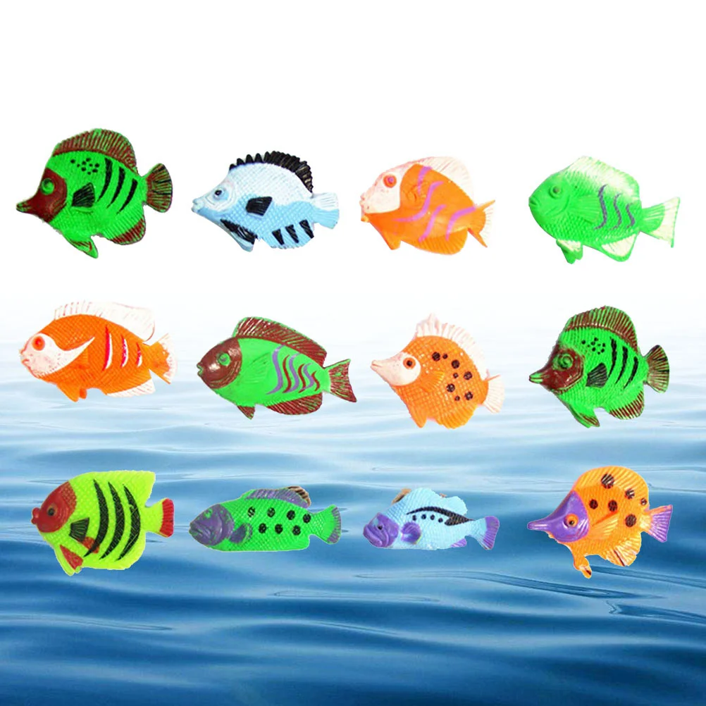 

12pcs Ocean Animal Tropical Fish Figure Model Preschool Kids Educational Toys