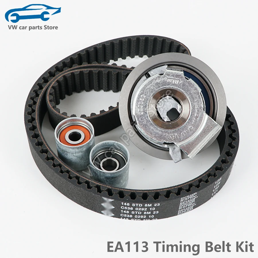 Фото 06D109119B 148-tooth EA113 2,0 T зубчатый натяжитель ремня двигателя комплект синхронизации для Audi A4 A6 VW Jetta Golf GTI MK5 Eos 06D 109 243 B №2