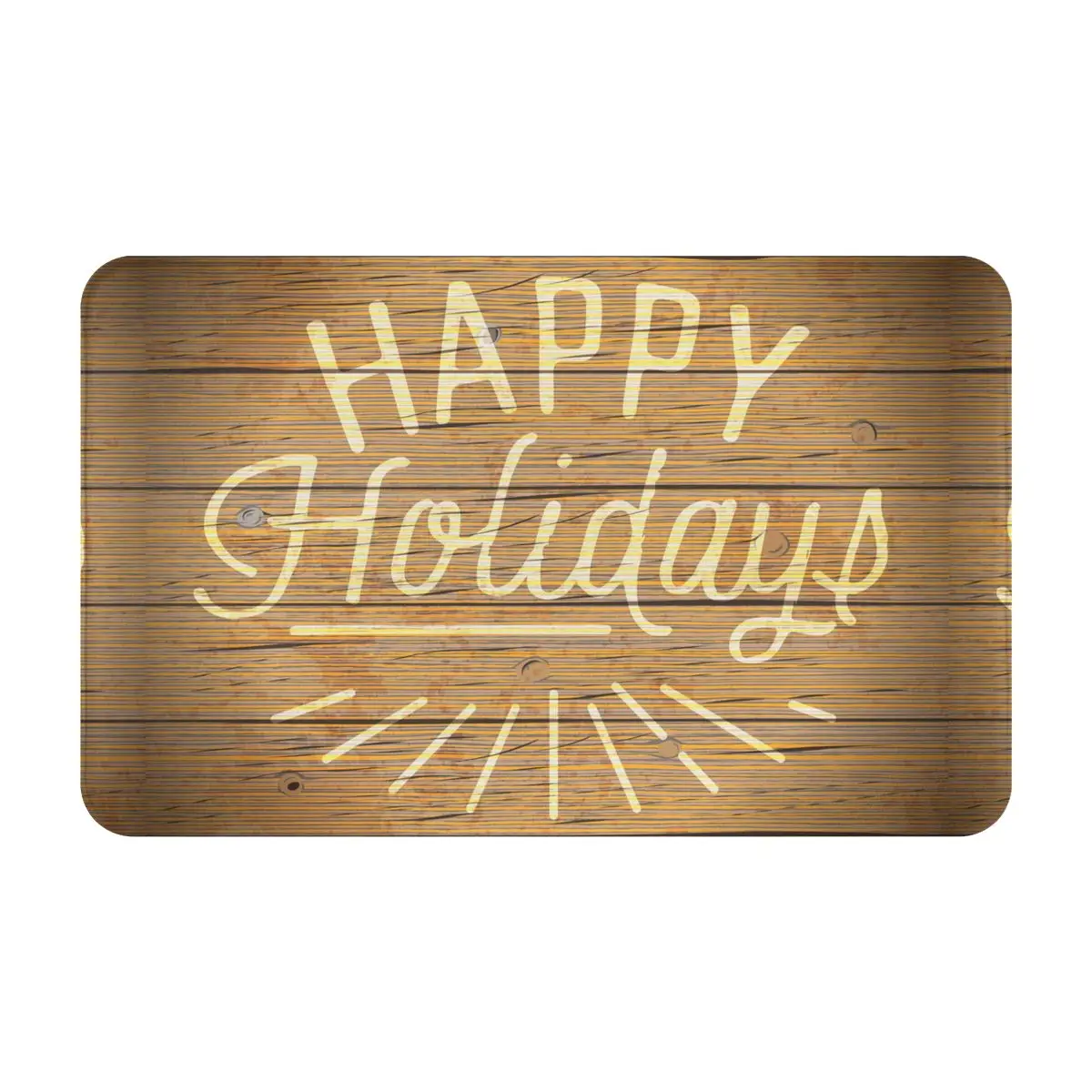 

HAPPY Holidayo Imprint Sense Of Elegance Microfibers Play Mats Suited For Bedrooms Living Rooms Outdoor Accents Super Absorbent