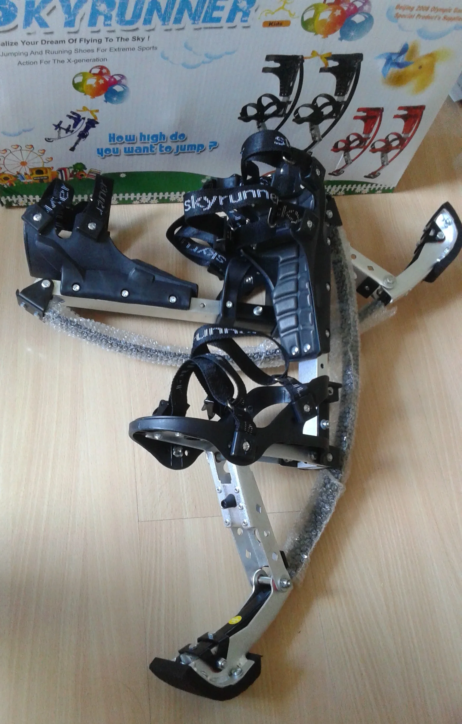 Фото Skyrunner/детская молодежная обувь-кенгуру для прыжков на ходулях для фитнеса (88-132 фунта/40-60 кг) №5