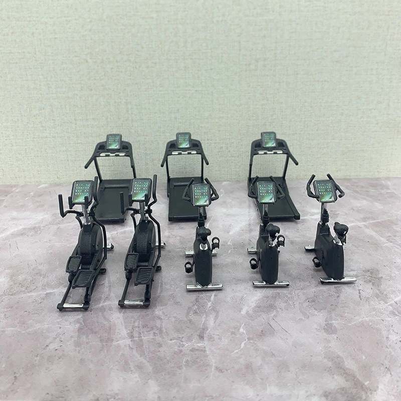 

1 pcs 1:12 Scale Doll House Running Machine Dollhouse Treadmill Miniatures Furniture for Doll House Sports Scene Decoration