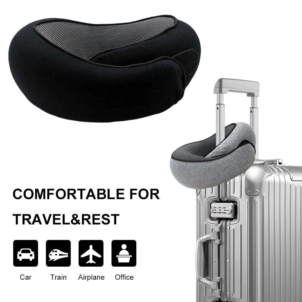 Дорожная подушка из пены с эффектом памяти, подушка для поддержки ...