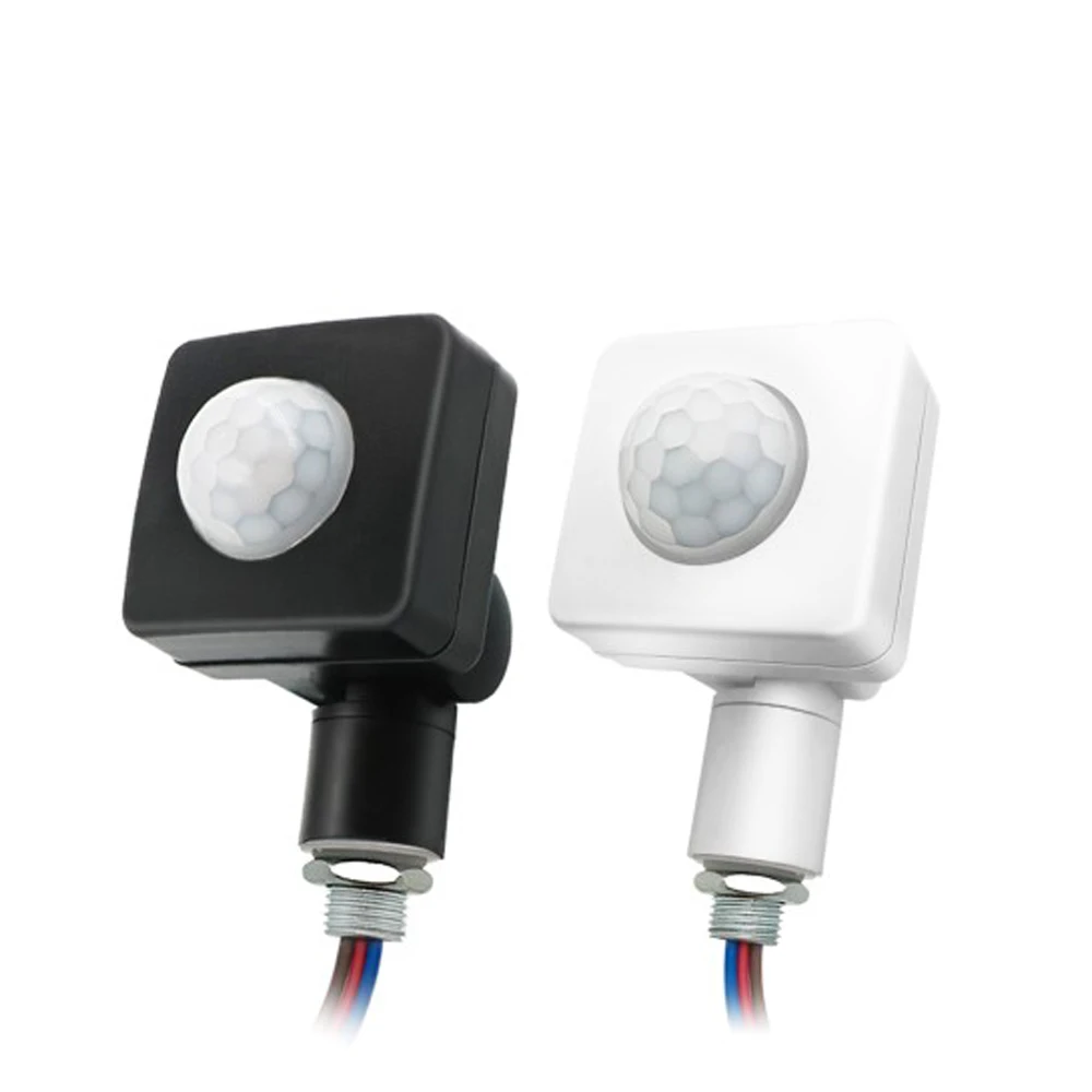 Slim Led Flood Light Pir Motion Sensor Detector Waterproof Outdoor 85-265v Ip65 Motion Sensor Adjustable Pir Switch 10mm 12mm
