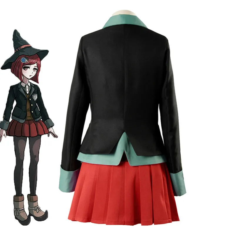 Аниме Danganronpa Yumeno Himiko костюм для косплея школьная униформа девочек Хэллоуин