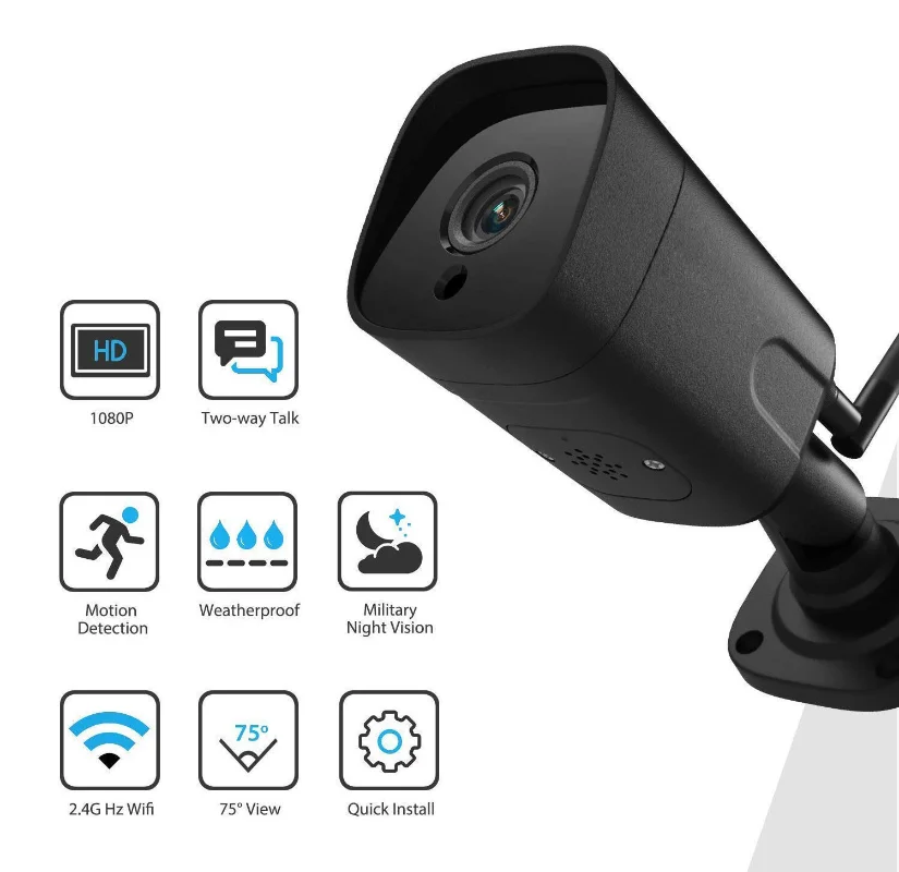 

5MP PTZ Wifi IP Camera 4K 8MP HD Outdoor 4X Digital Zoom Security CCTV Camera 1080P AI Detect Auto Tracking P2P Wireless Camera