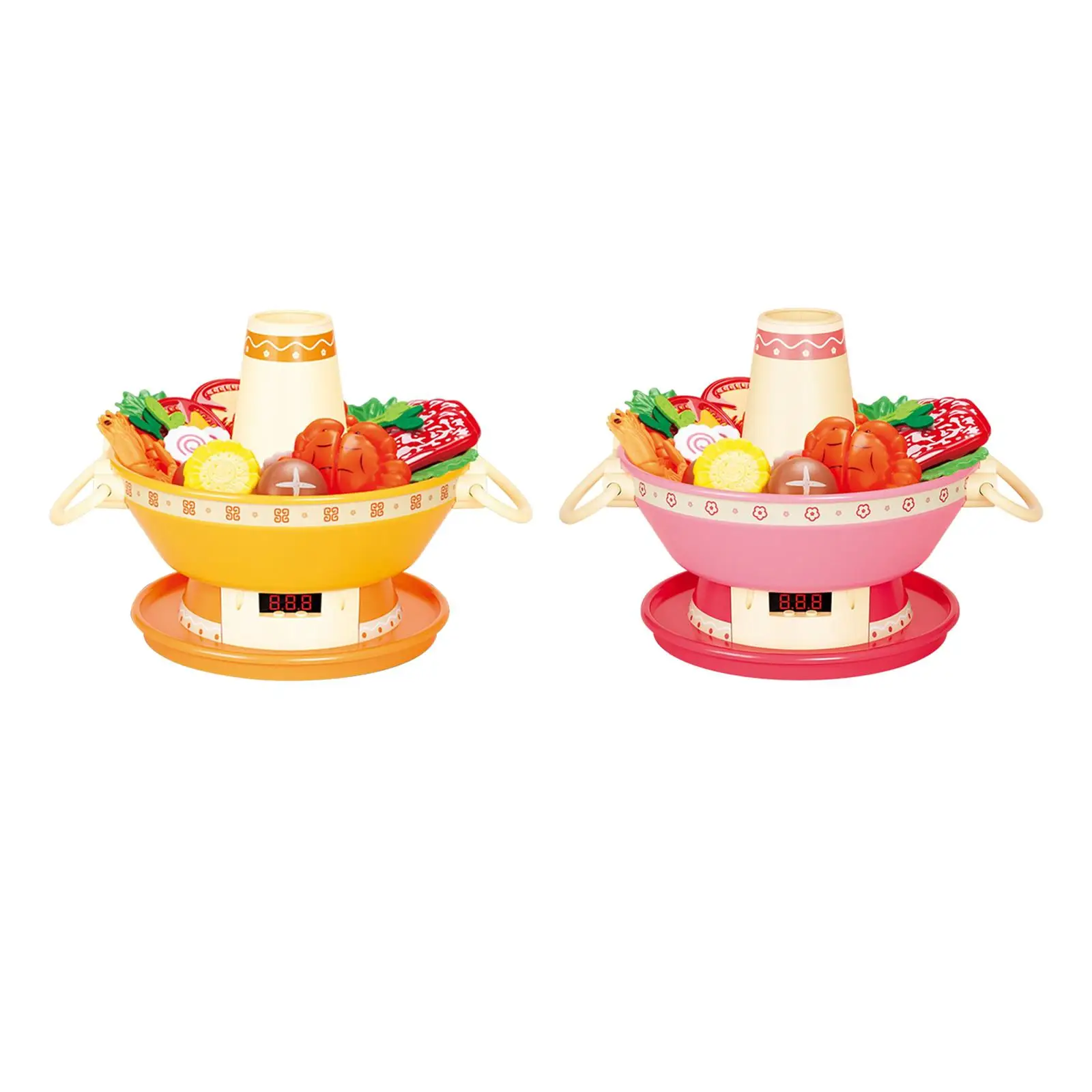 

Kitchen Playset with Music Pretend Play, Learning Cooking Skills Hot Pot Early