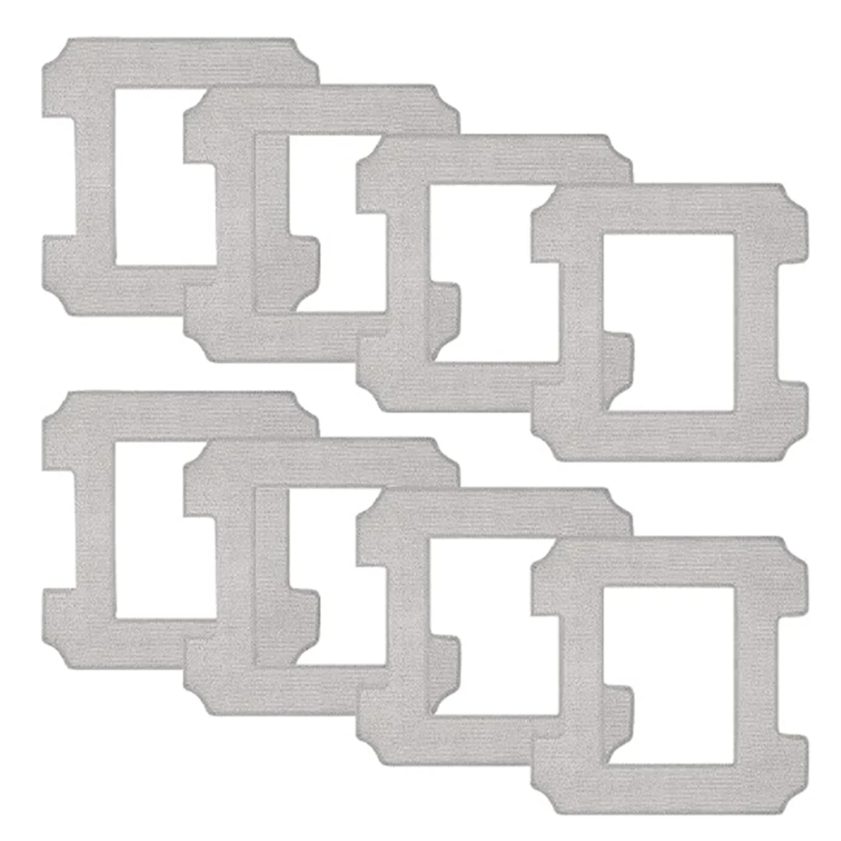 Набор из 8 сменных салфеток для Ecovacs Winbot W1 Pro швабр микрофибры многоразовые и