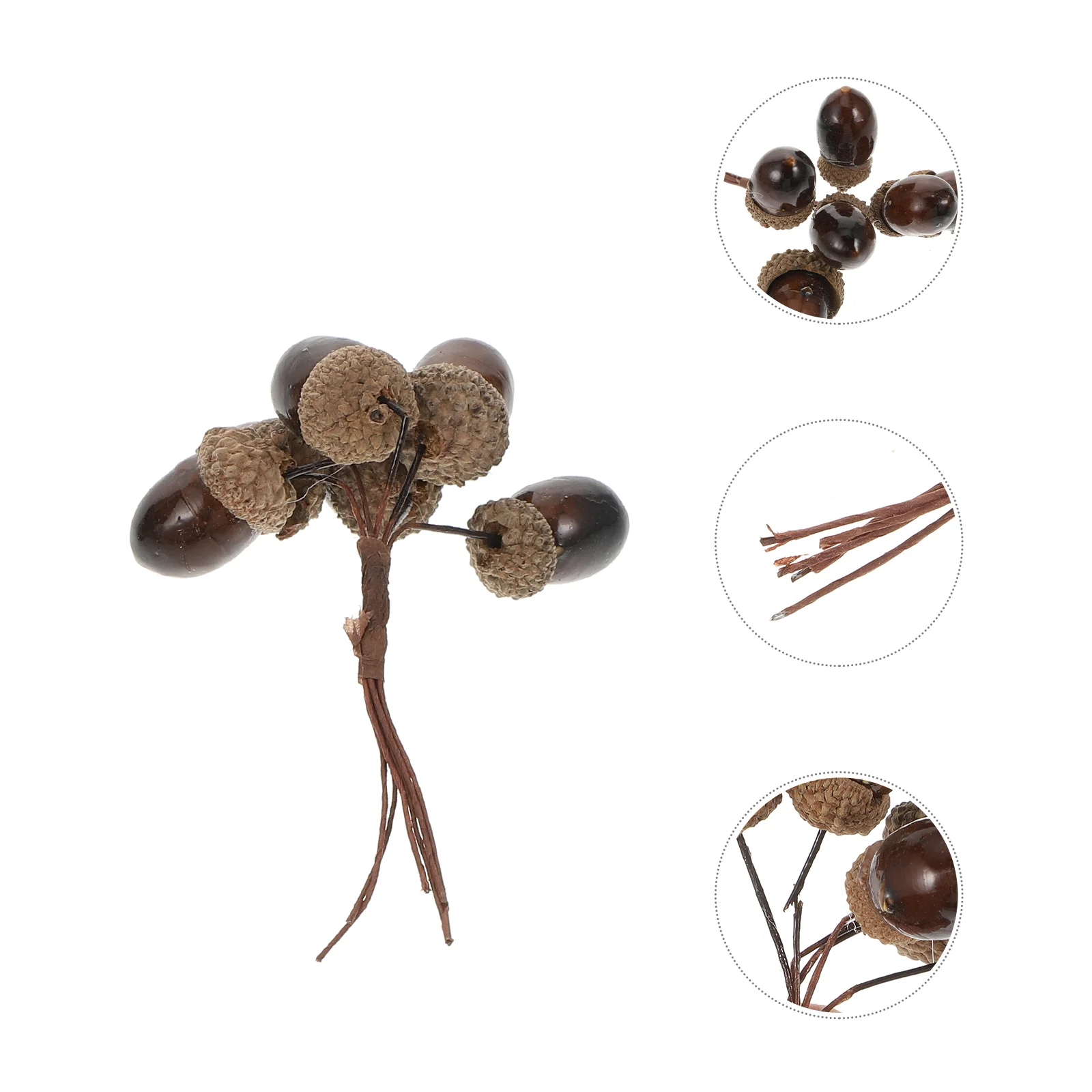 3 шт. искусственные кедровые орехи реалистичный декор имитация букета украшение