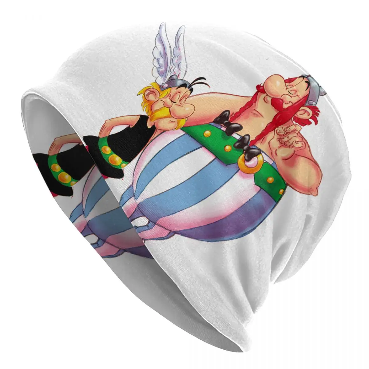 

Asterix Obelix Adult Men's Women's Knit Hat Keep warm winter Funny knitted hat