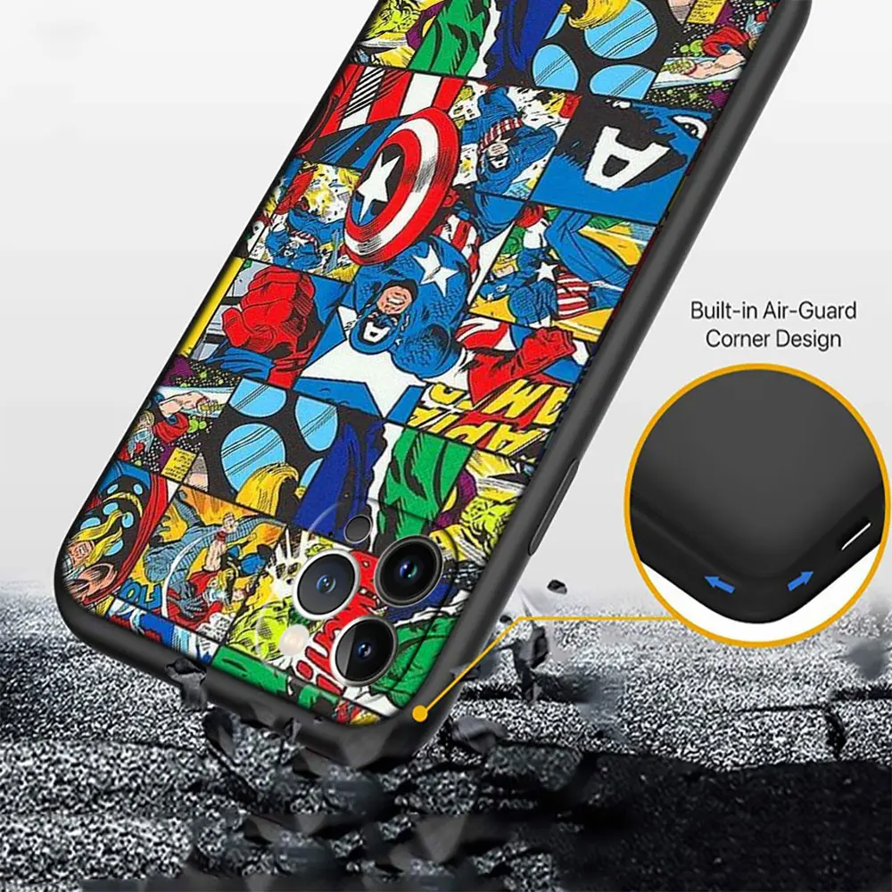 Мягкий силиконовый чехол DA73 Marvel мстители для Huawei Y6 Y7 Y9 Mate 10 20 Nova 2i 3 3i 4E 5T 7 SE Lite Pirme Pro