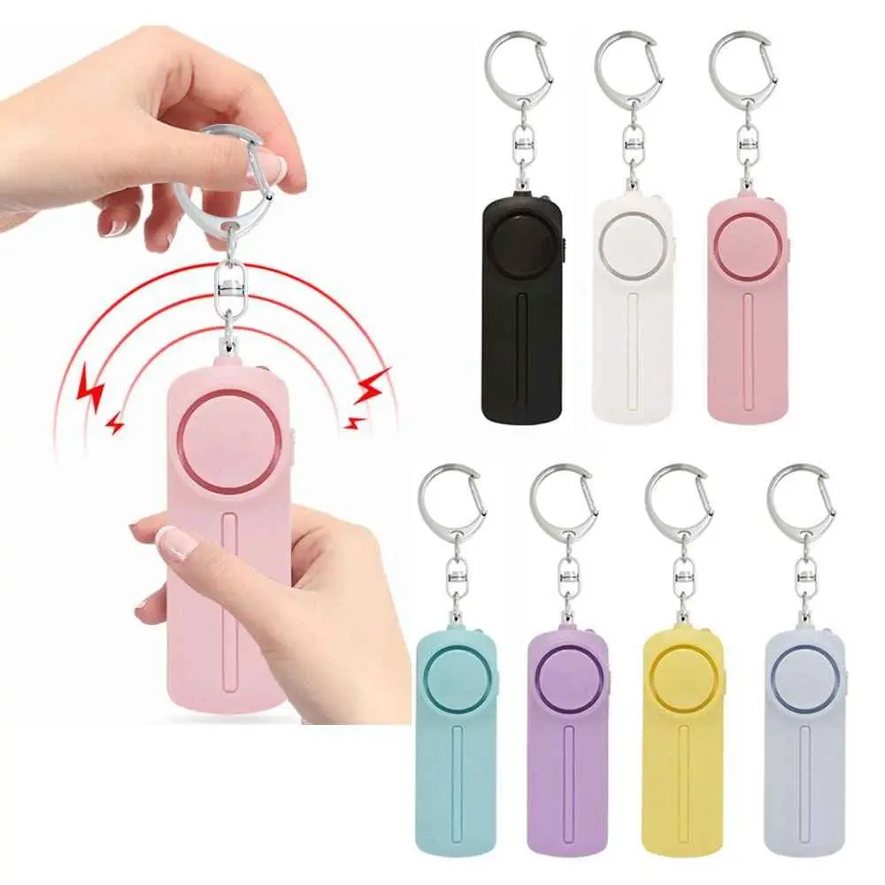 

Mini ABS 130dB Security Protect Self-Defense Alarm Security Alarm Safety Keychain Emergency Security